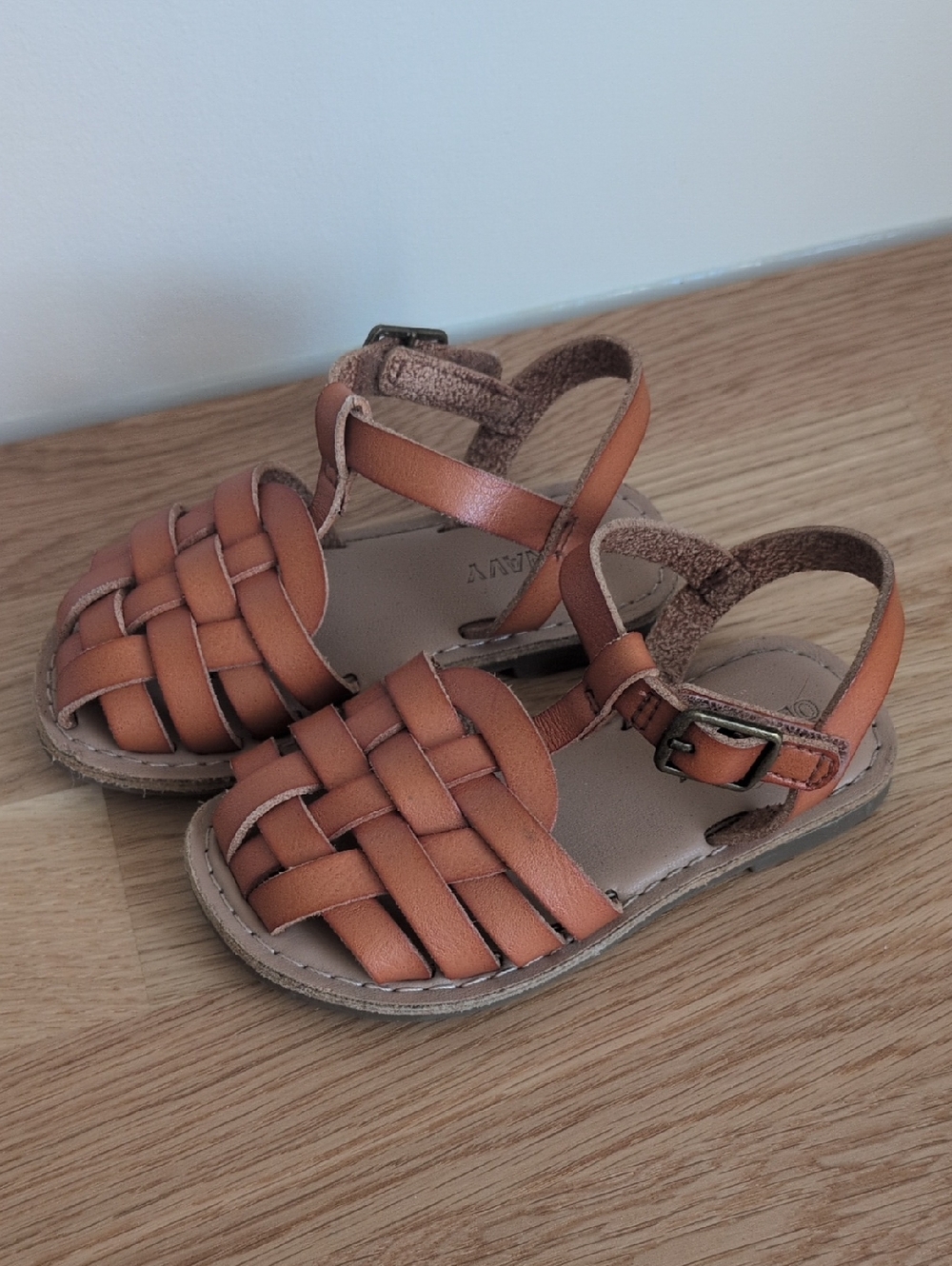 Toddler Brown Fisherman Sandals